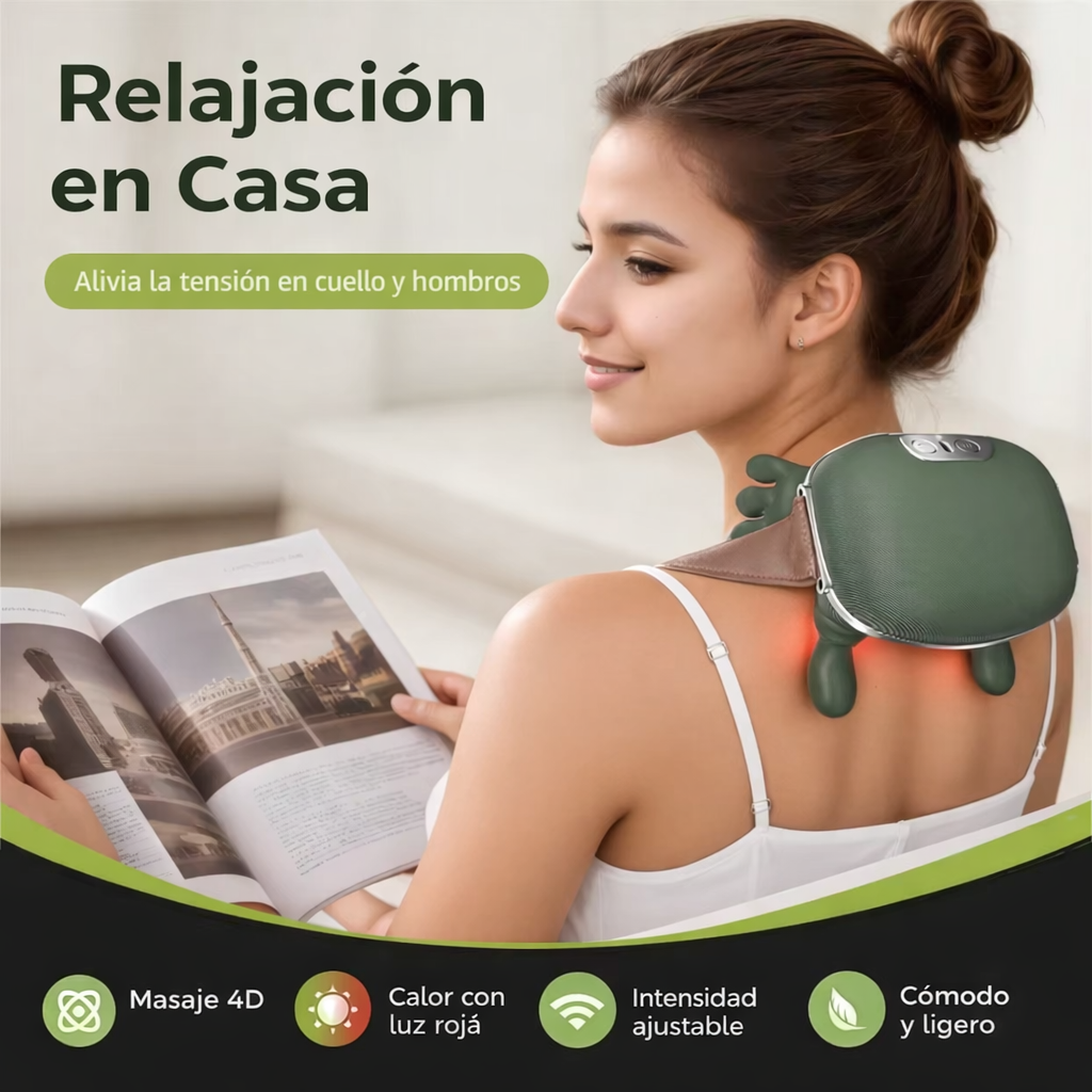 Masajeador Terapéutico Cervical (Cuello y Hombros)
