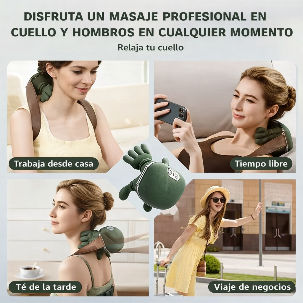 Masajeador Terapéutico Cervical (Cuello y Hombros)